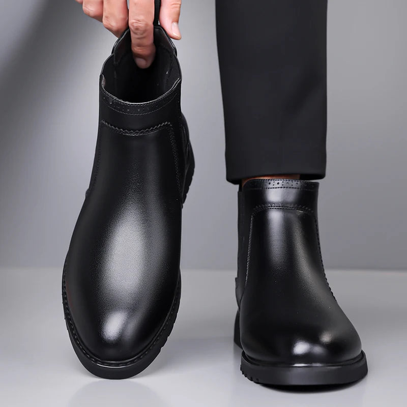 CASTELLO CHELSEA BOOTS - MEN’S CLASSIC LEATHER ANKLE BOOTS