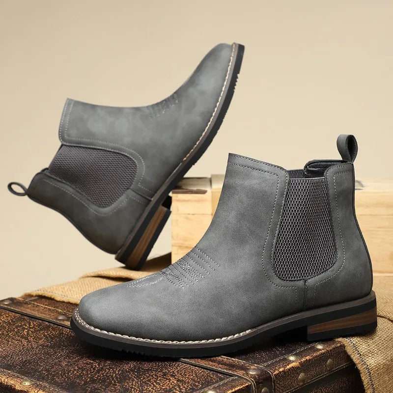 ARVINO BOOTS - MEN’S LUXURY GENUINE LEATHER CHELSEA BOOTS