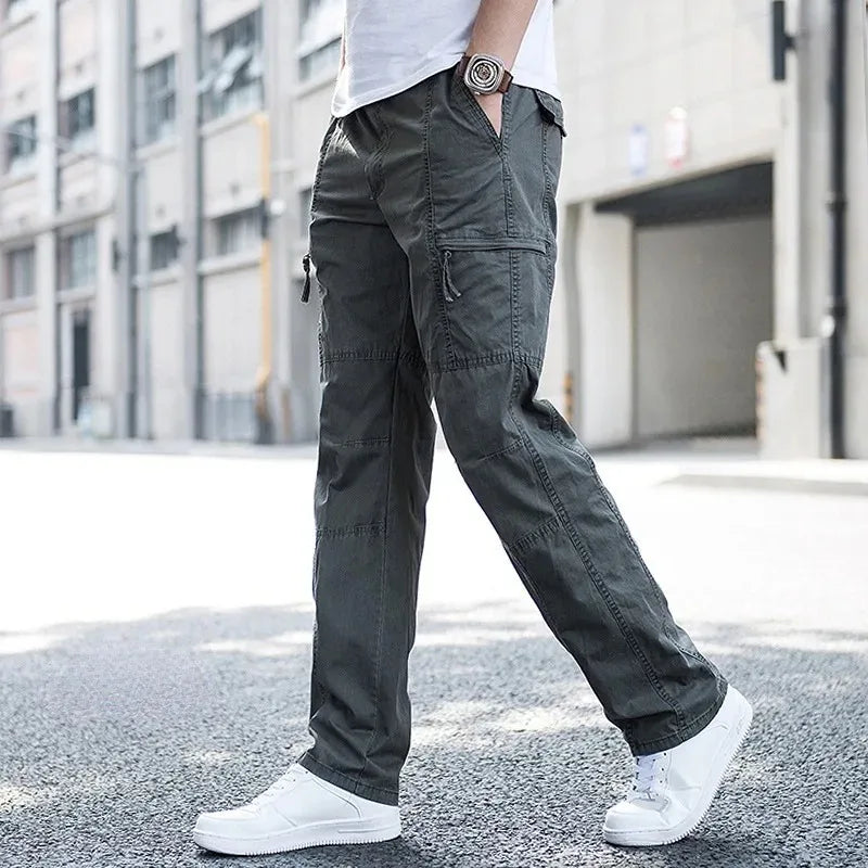 DURAND CARGO PANTS - MEN'S RELAXED UTILITY STREET TROUSERS