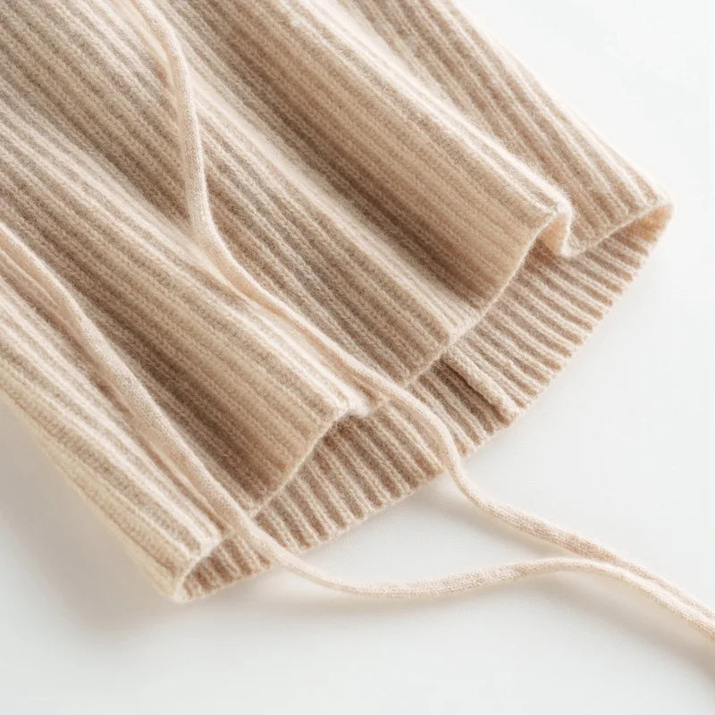 Woolveil Hooded Balaclava Hat - Women's Soft Wool Winter Neck & Face Cover