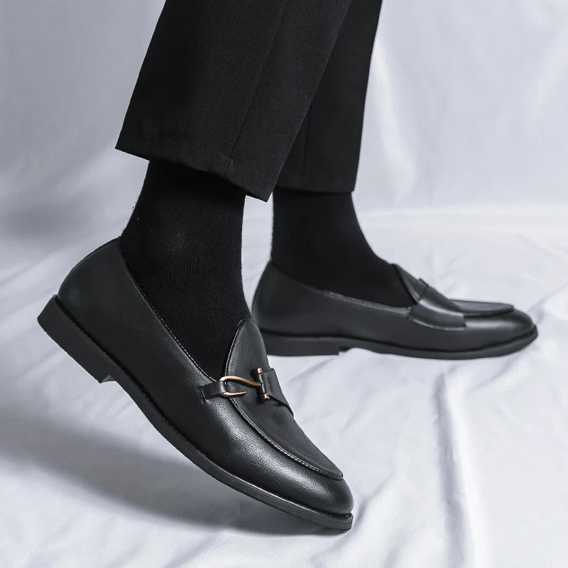 MONTEVERO LOAFERS - MEN’S ELEGANT LEATHER DRESS SHOES