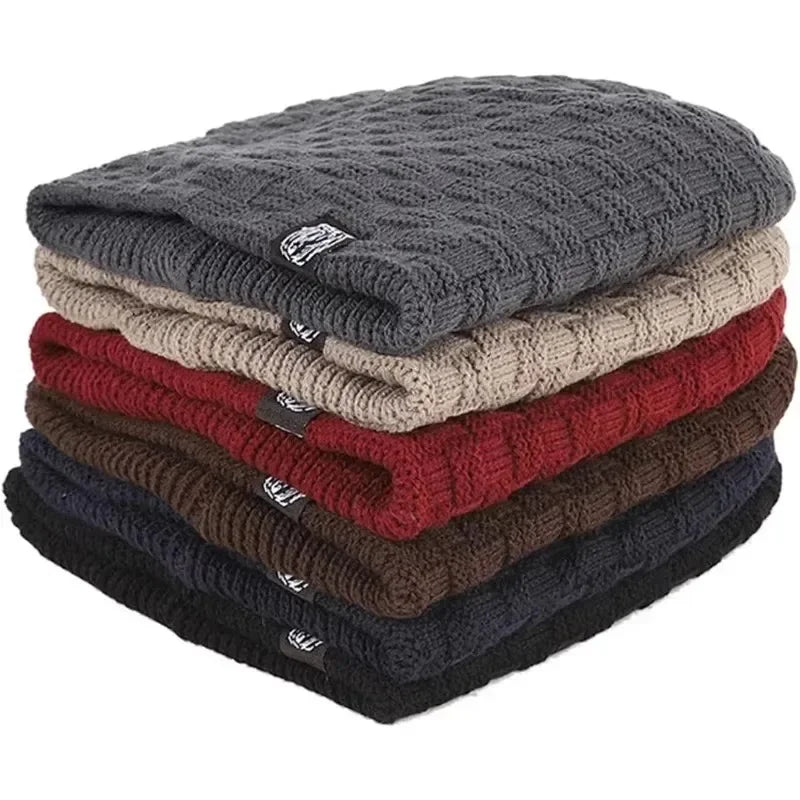 GLACIERWEAVE WINTER BEANIE - PLUSH-LINED COLD WEATHER KNIT HAT