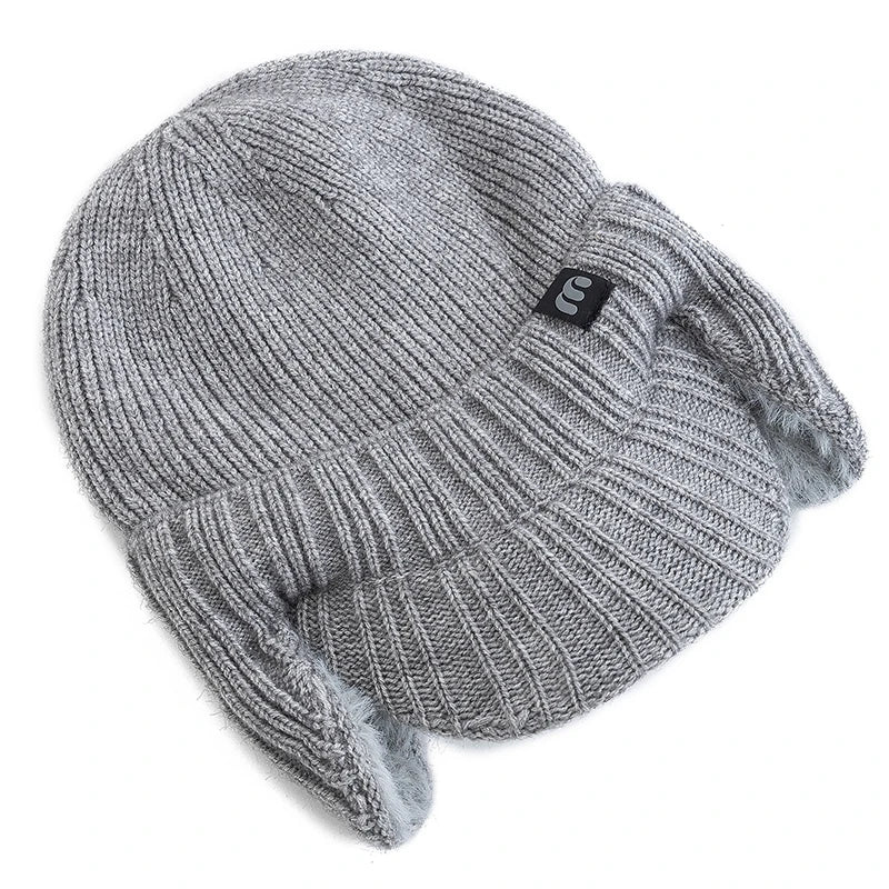 Nordcrest Earflap Knit Beanie - Winter Plush-Lined Hat