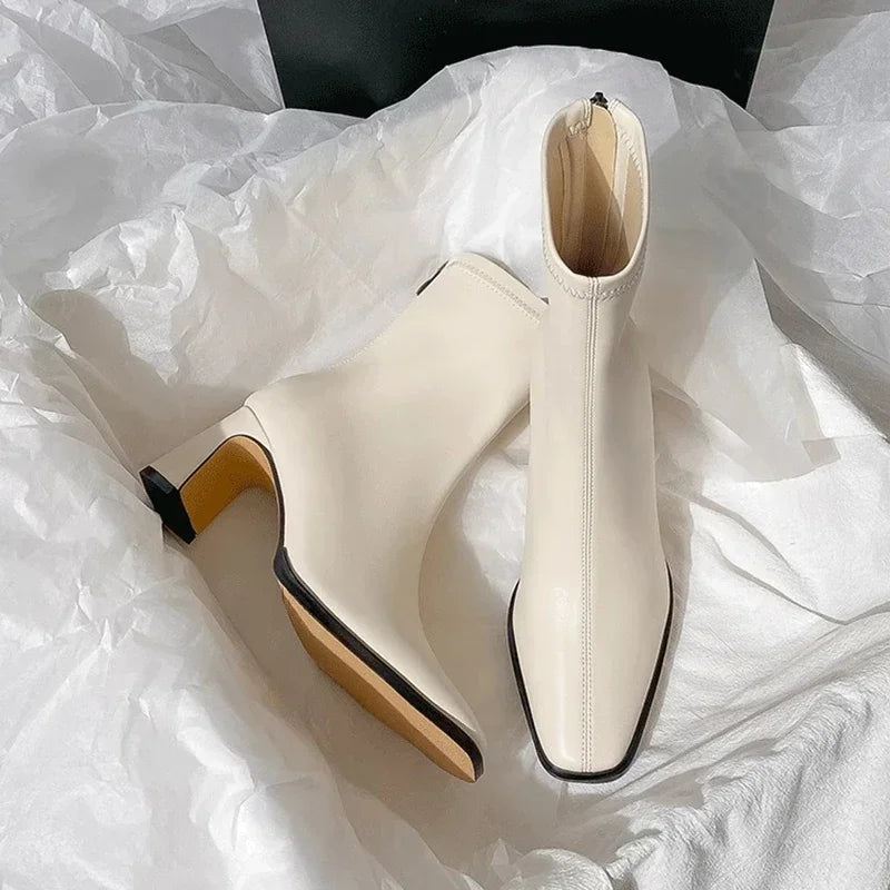 Veloria Luxe Square Toe Boots (Women)