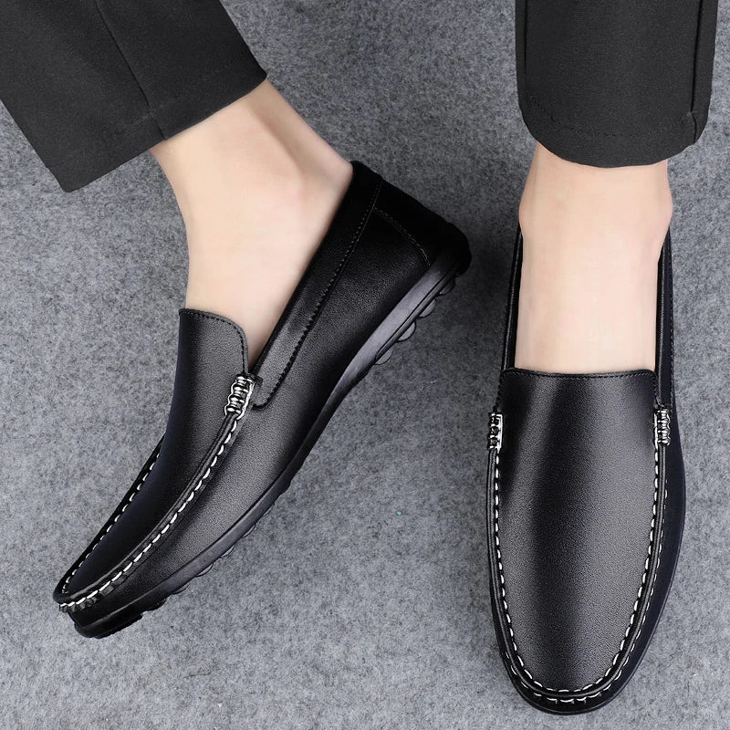 DAKOTA THREAD MEN’S GENUINE LEATHER LOAFERS