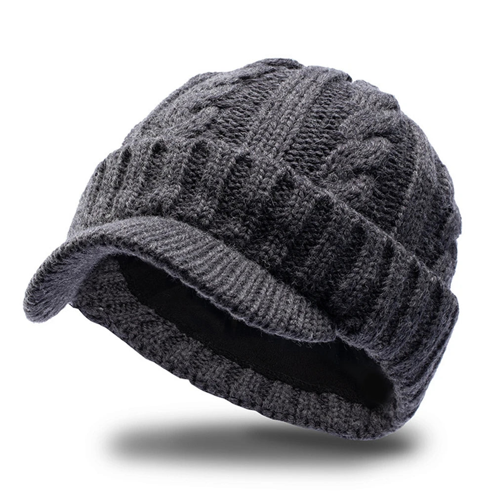Frostmere Knit Visor Winter Beanie – Dakota Thread display picture 3