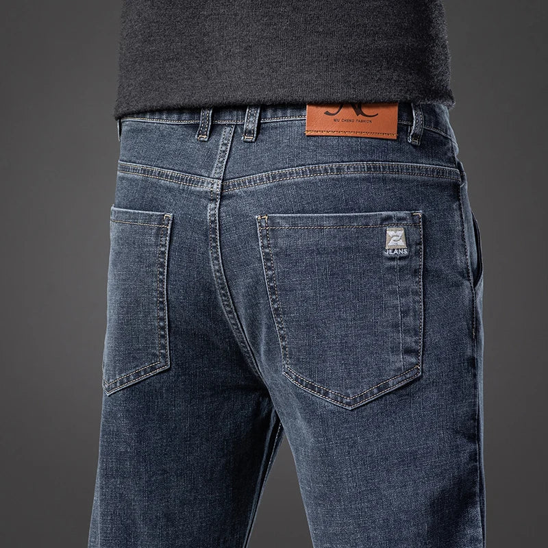 VALENZA STRAIGHT JEANS - MEN’S CLASSIC SLIM-FIT DENIM JEANS