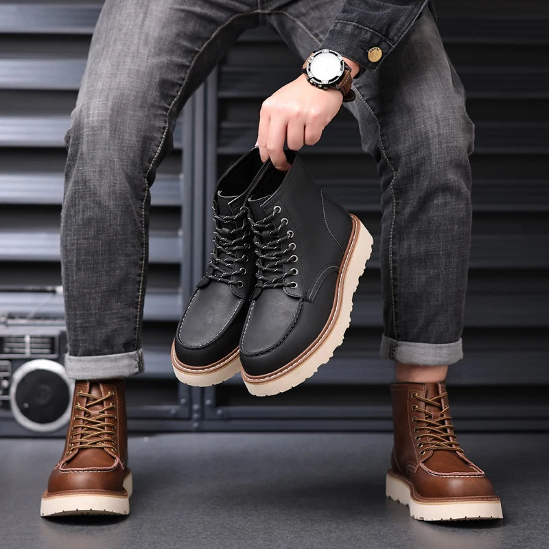 CLAREMONT BOOTS - MEN’S GENUINE LEATHER BOOTS