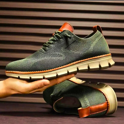 TORINO LIGHTWEIGHT MESH SNEAKERS - MEN’S BREATHABLE SLIP-ON SHOES