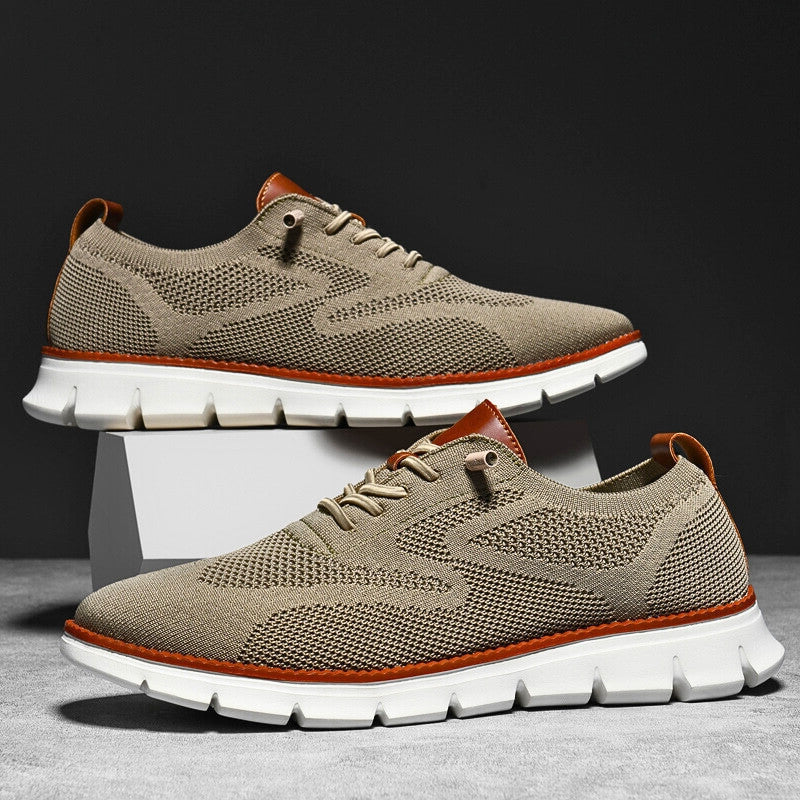 TORINO LIGHTWEIGHT MESH SNEAKERS - MEN’S BREATHABLE SLIP-ON SHOES