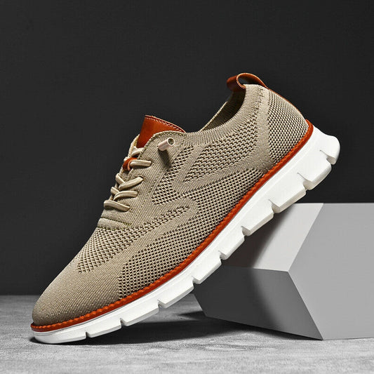 TORINO LIGHTWEIGHT MESH SNEAKERS - MEN’S BREATHABLE SLIP-ON SHOES