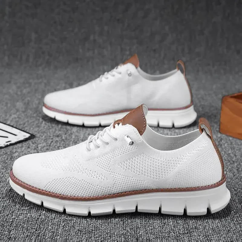 TORINO LIGHTWEIGHT MESH SNEAKERS - MEN’S BREATHABLE SLIP-ON SHOES