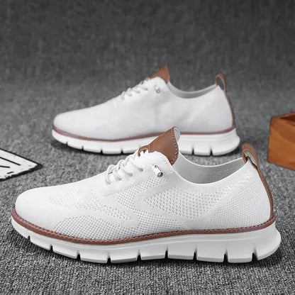 TORINO LIGHTWEIGHT MESH SNEAKERS - MEN’S BREATHABLE SLIP-ON SHOES