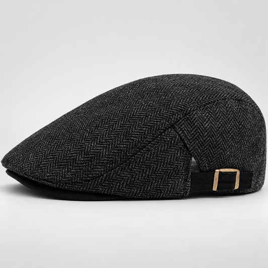 Ashford Herringbone Flat Cap
