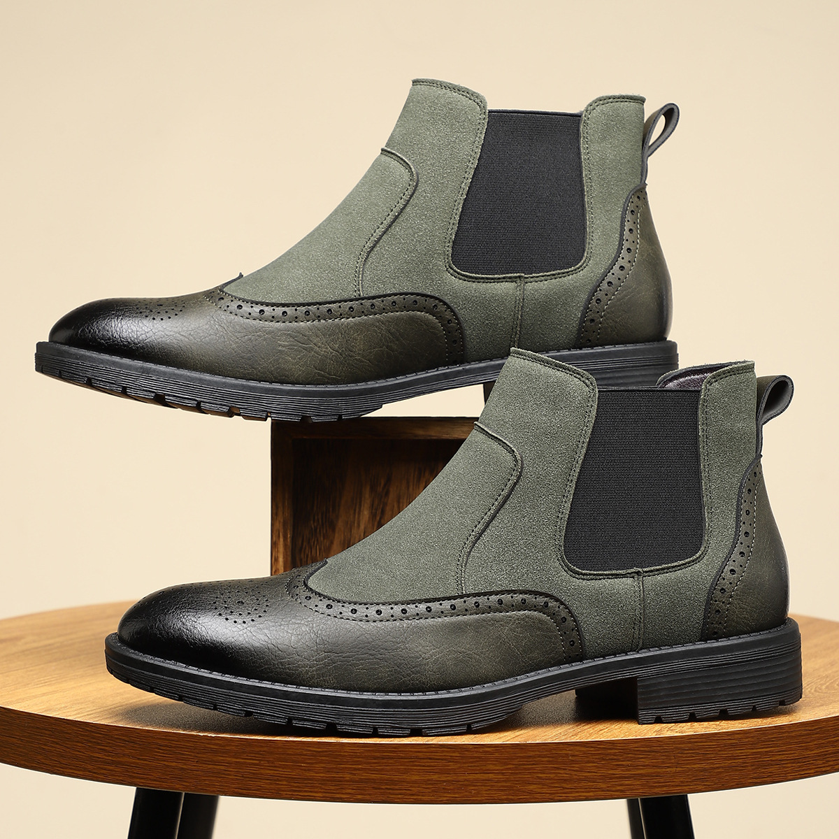 VENTURO CHELSEA BOOTS - MEN’S RETRO CASUAL DRESS BOOTS