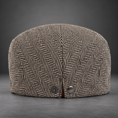 Harrington Herringbone Flat Cap