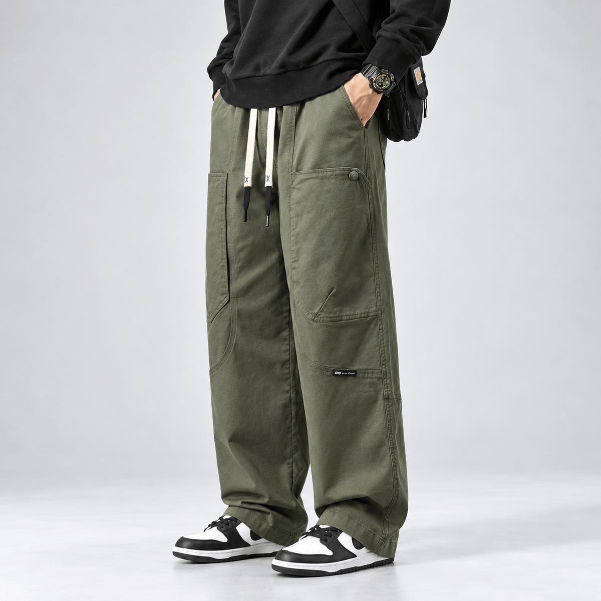 Larvyn Wide Leg Cargo Pants