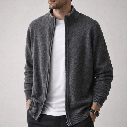 Nordmere Wool Zip Cardigan