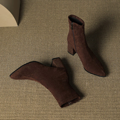 Lunara Genuine Suede Ankle Boots (Women)