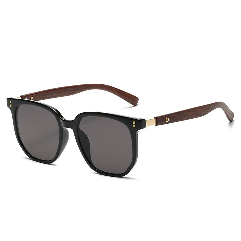 CARVETTI RETRO WOODEN SUNGLASSES
