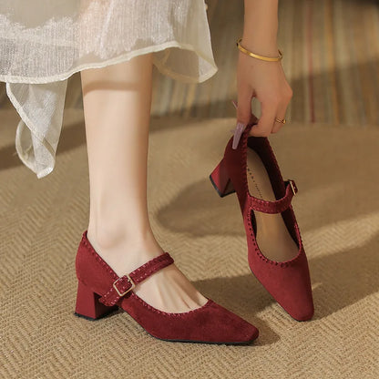 Cavelle Suede Heels (Women)