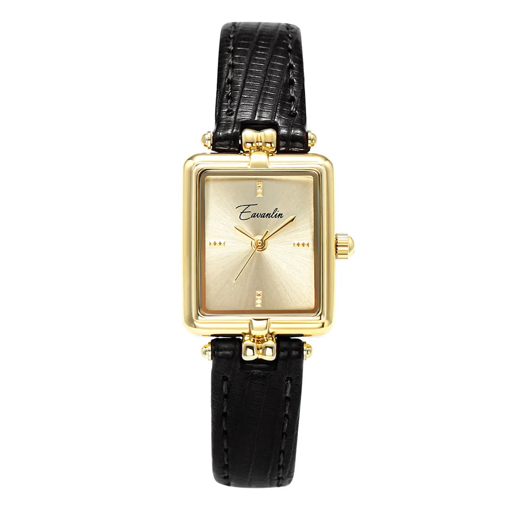 Eavanlin Square Classic Quartz Vintage Watch - Women's Wristwatch