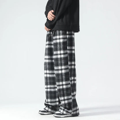 NORDEN PLAID LOUNGE PANTS - MEN’S COZY FLANNEL PANTS WITH RELAXED FIT