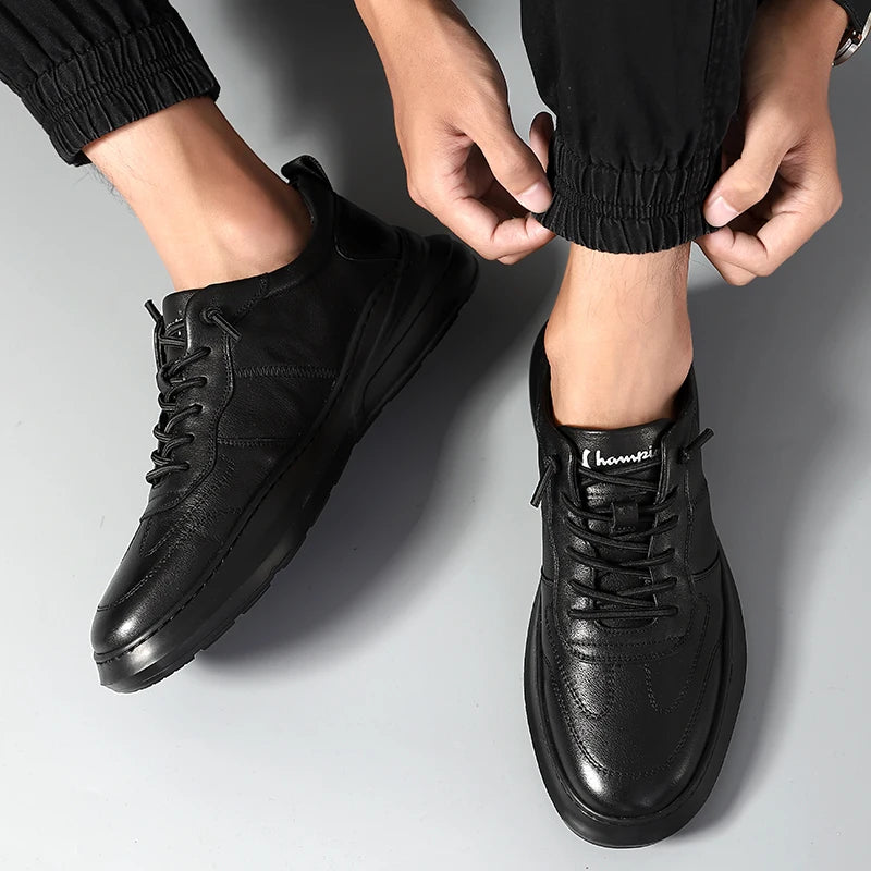 MONTERO SNEAKERS - MEN’S GENUINE LEATHER SHOES