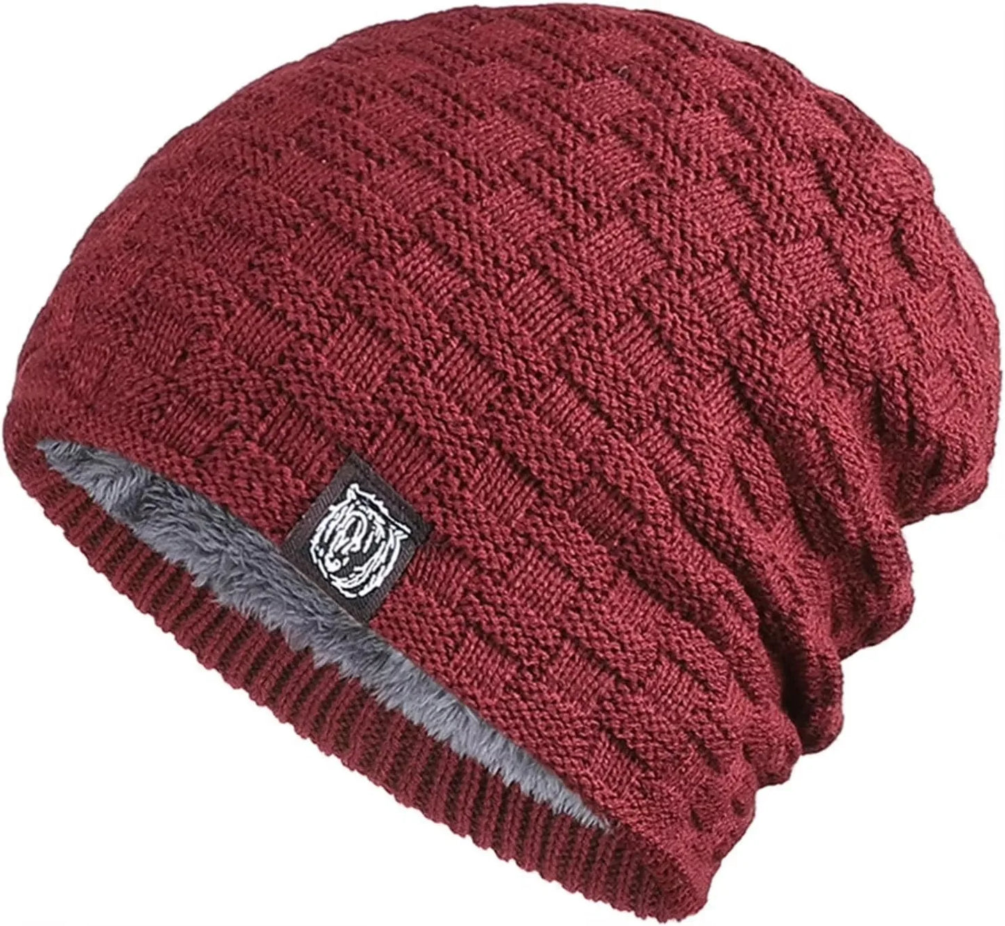 GLACIERWEAVE WINTER BEANIE - PLUSH-LINED COLD WEATHER KNIT HAT