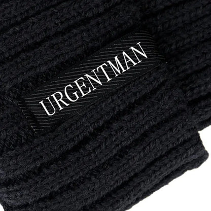 Urgentman Nordpeak Knit Beanie - Plush Lined Winter Hat