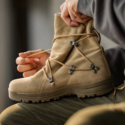 Maden Desert Boots - Men's Suede High-Top Boots