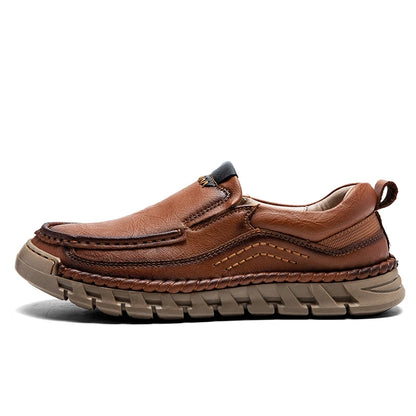 ROMEROX LOAFERS - MEN’S GENUINE LEATHER HAND-STITCHED SHOES