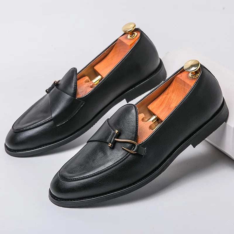 MONTEVERO LOAFERS - MEN’S ELEGANT LEATHER DRESS SHOES
