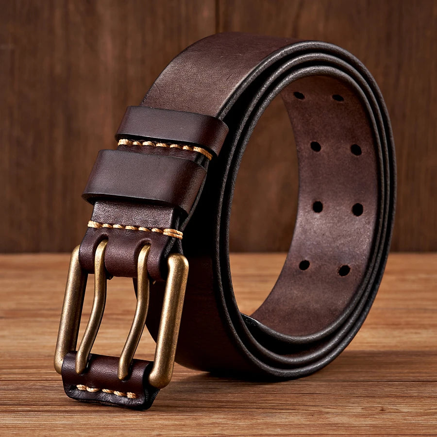 LOUVARE HERITAGE GENUINE LEATHER BELT
