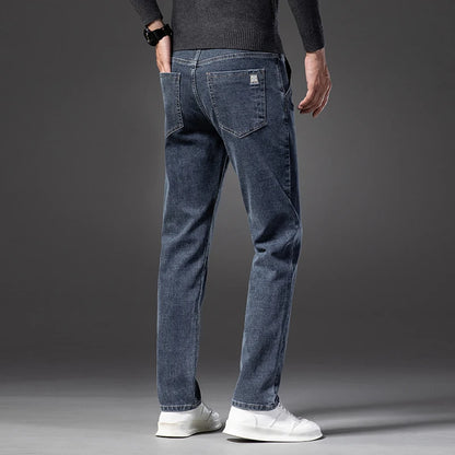 VALENZA STRAIGHT JEANS - MEN’S CLASSIC SLIM-FIT DENIM JEANS