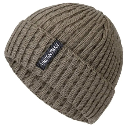 Urgentman Nordpeak Knit Beanie - Plush Lined Winter Hat