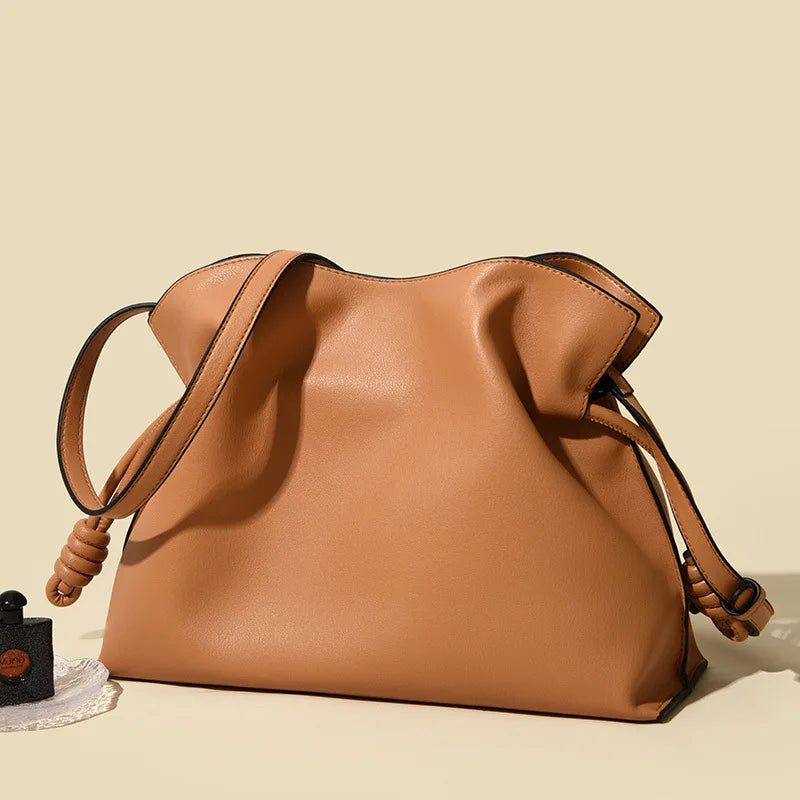 Caramelle Cloud Genuine Leather Crossbody Bag