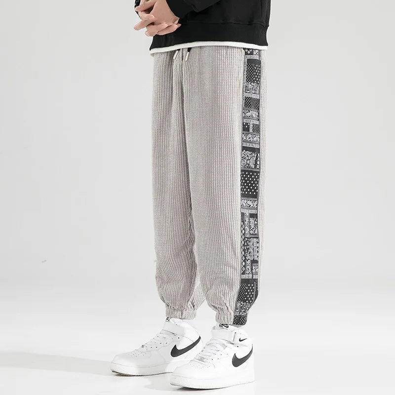 ARVINE PATCHWORK PANTS - MEN’S STREETWEAR SWEATPANTS
