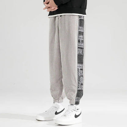 ARVINE PATCHWORK PANTS - MEN’S STREETWEAR SWEATPANTS