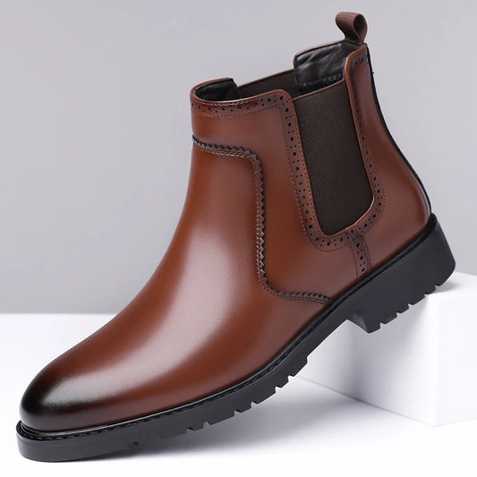 CASTELLO CHELSEA BOOTS - MEN’S CLASSIC LEATHER ANKLE BOOTS