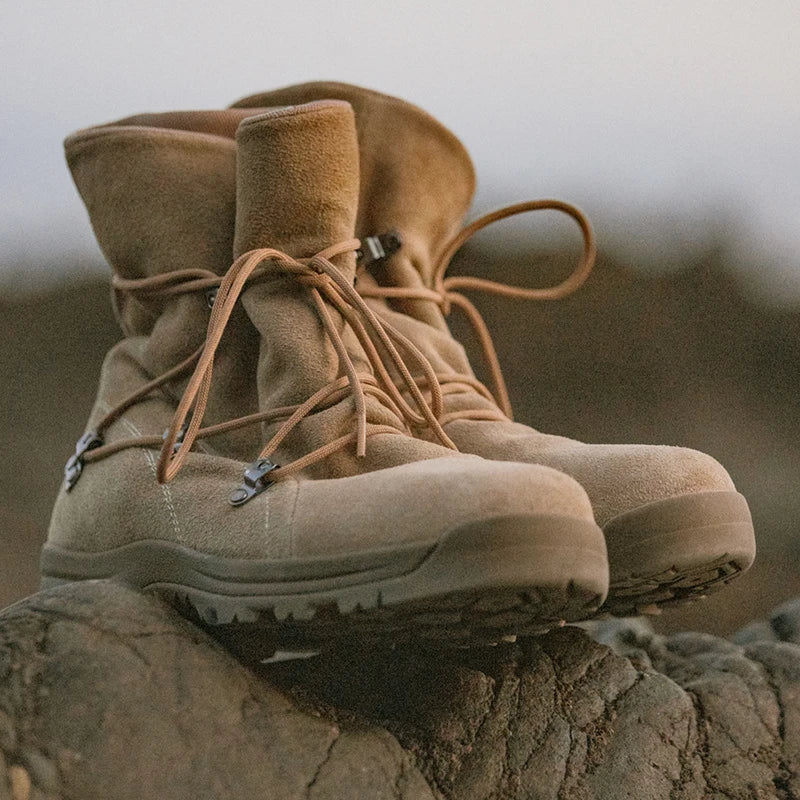 Maden Desert Boots - Men's Suede High-Top Boots