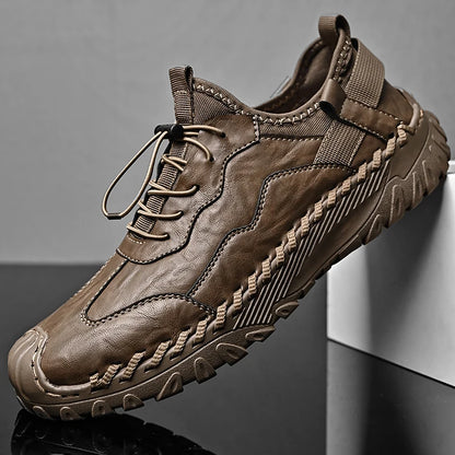 ARVION SHOES - MEN’S GENUINE LEATHER SLIP-ON SHOES