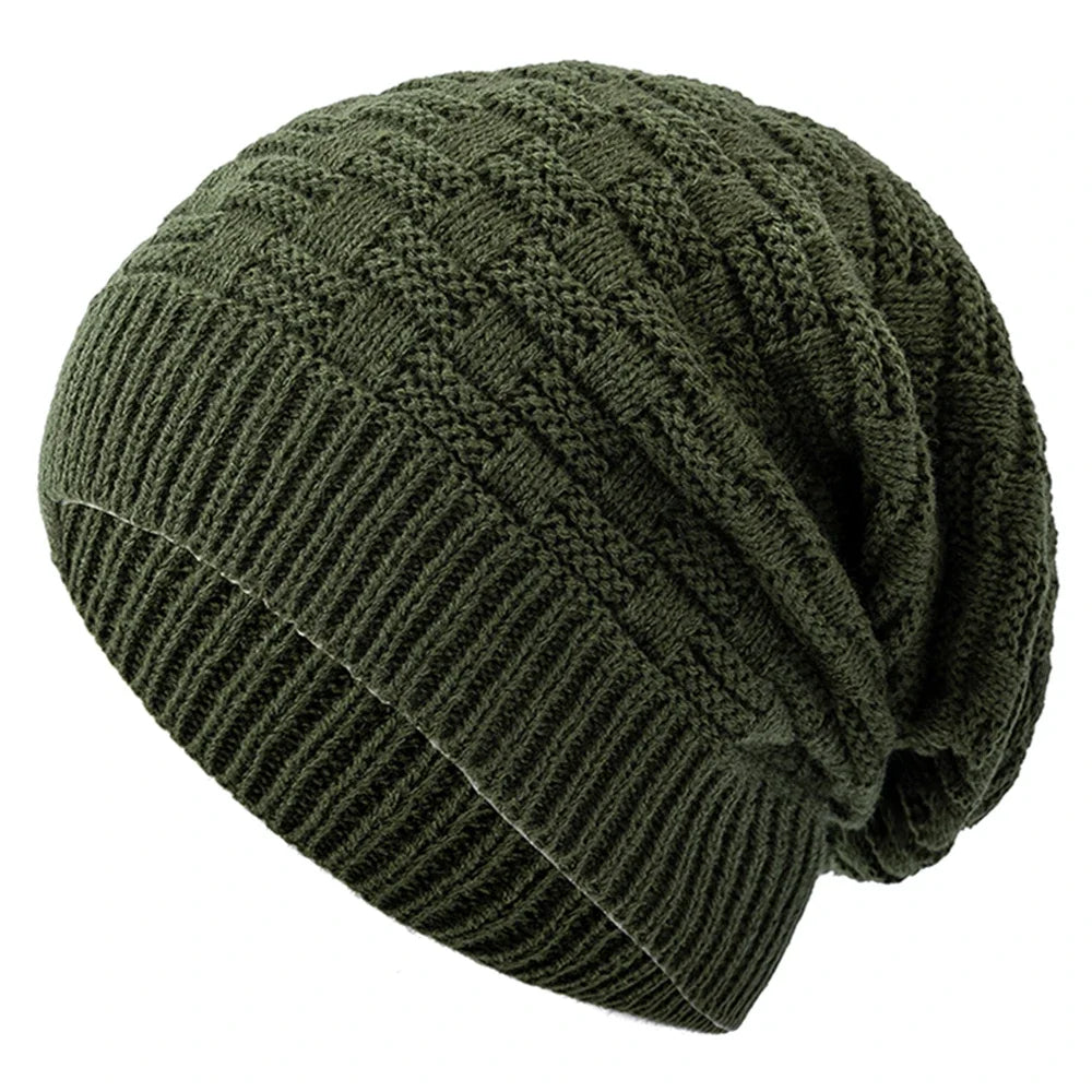Frostveil Knit Beanie - Plush-Lined Winter Hat