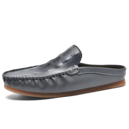 BELLAFORTE LEATHER MULES - MEN’S SLIP-ON LOAFERS