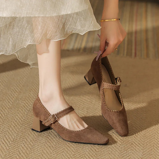 Cavelle Suede Heels (Women)