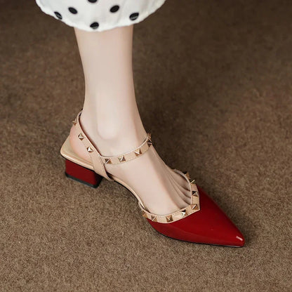 Celestine Studded Strap Heels (Women)