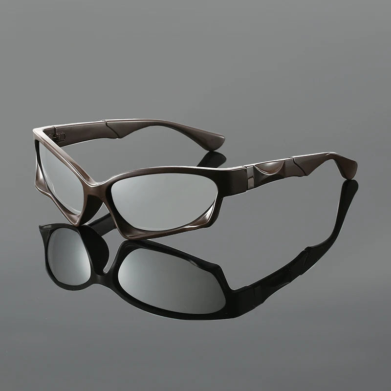 VELNOR RETRO PUNK OVAL SUNGLASSES