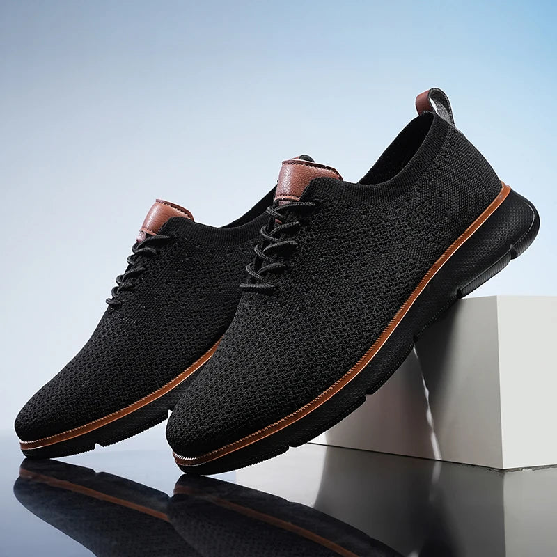 CAPRI LIGHTWEIGHT MESH SNEAKERS - MEN’S BREATHABLE SLIP-ON SHOES