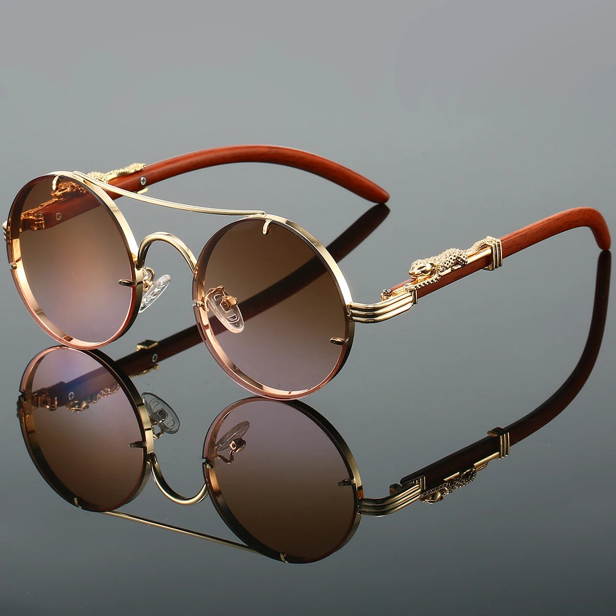 TORVANI VINTAGE ROUND SUNGLASSES