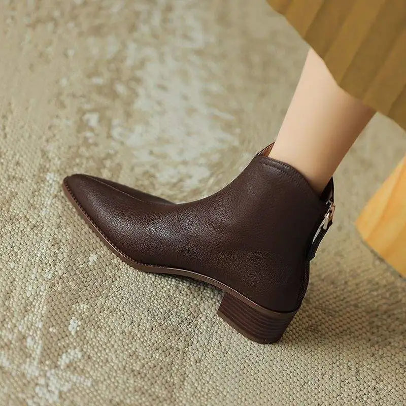 Averelle Pointed Ankle Boots (Women)